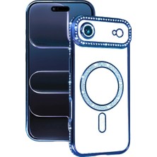 sbodurhome Apple Iphone 17 Air Joke Simli Magneticsafe Kılıf - Mavi