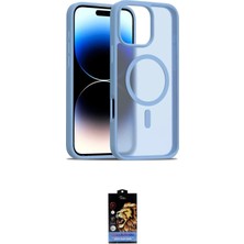 Nuveden Ieg™ Iphone 16 Pro Kılıf Siluet Minimal Prime - Siyah Buffer Hayalet Cam Ekran Koruyucu