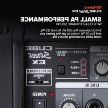 Esranın Dünyası Roland Cube Street Ex Pille Çalışan Taşınabilir Stereo Amplifikatör, Mobil Müzisyenler Için, 50 Watt Stereo Performans