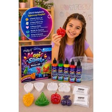 Toyfest Magic Slime Water Elf 5 Renk Sihirli Slime Oyun Seti 4 Kalıp Meyveler