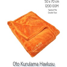 Carada Profesyonel Mikrofiber Oto Kurulama ve Temizlik Havlusu 1200 Gsm / 50CMX70CM