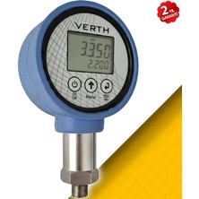 Sevgift Verth DM50-100 Dijital Manometre 0...100 Bar | 1/4 G Bağlantılı