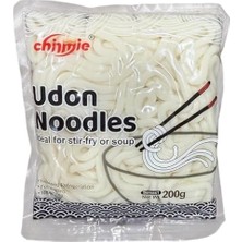 Udon Style Wheat Noodles 200 G, Japon Usulü Kalın Buğday Eriştesi, Stir Fry, Ramen ve Çorbalık Udon Noodle