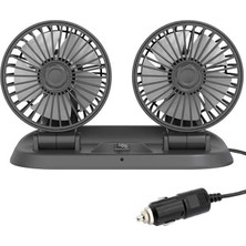 Zibox Powermaster FAN10 12 Volt Dc Çakmaklıklı Mini 2li Plastik Araç Fanı
