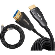 Zibox Philips SWR3019W/93 40 Metre 4K 60Hz Aoc Fiber Optik HDMI Kablo Çinko Alaşım Gövde