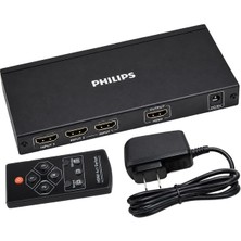 Zibox Philips SWR9101W/93 HDMI Quad Multi-Viewer 4-Giriş 1-Çıkış Ekran Bölücü ve Seçici Switch