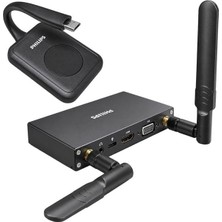 Zibox Philips SWR8106E/93 Kablosuz HDMI & VGA Görüntü Aktarıcı Set - 50 Metre Menzilli