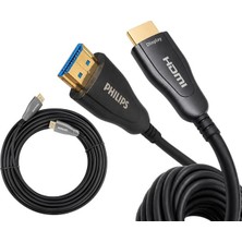 Zibox Philips SWR3019W/93 100 Metre 4K 60Hz Aoc Fiber Optik HDMI Kablo Çinko Alaşım Gövde