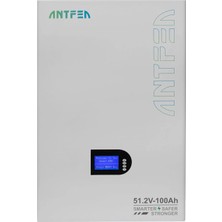 Antfea 51.2 V100AH Lifepo4 Lityum Duvar Tipi Batarya