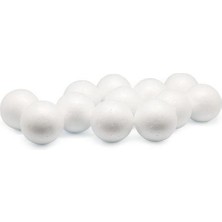 Bubu 12'li Renkli Strafor Köpük Top 5 cm Sanatsal Çalışmalar İçin Özel Ürün