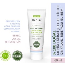 INCIA %100 Doğal Atopiğe Eğilimli Ciltler İçin Jel Krem Çok Kuru Ciltler İçin Yalancı İğde Yağı 60 ml