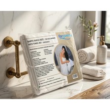Forguest Tek Kullanımlık Banyo Havlu Seti 4 Adet