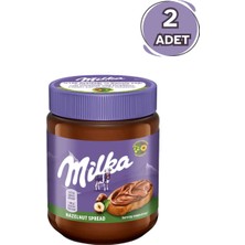 Milka Spread Hazelnut Sürülebilir Çikolata Kakaolu Fındık Ezmesi 350 gr - 2 Adet