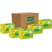 Komili Islak Havlu 3 x 60'lı 12 Adet 2160 Yaprak Cilt Dostu Hassas Temizlik İçin Özel Formül