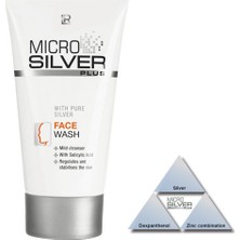LR Microsilver Plus Dengeleyici Yüz Yıkama Kremi 150 ml Kuru Ciltler İçin Derinlemesine Temizleme