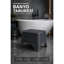 Funny Life Birinci Kalite Plastik Çok Amaçlı Kaydırmaz Banyo Strong Tabure TM03