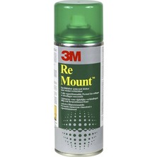 3M Re Mount Sprey Yapıştırıcı 400ml Geçici Yapışma Sağlayan Kullanım İçin İdeal