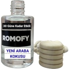 Esranın Dünyası Romofy Araba Kokusu Newcar 30 Güne Kadar Süren Ferahlık - Profesyonel Oto Kokusu Kalıcı Ferahlık - Uzun Süre Kalıcı Araç Içi Şişe Koku - Konsantre Esanslı Dikiz Aynası Asma Koku
