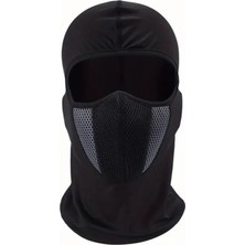 Esranın Dünyası Motosiklet ve Bisiklet Için Tam Yüz Koruyucu Maske, Siyah, Filtreli, Termal Buff Balaklava