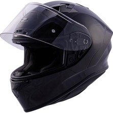 Esranın Dünyası Zeus ZS-826 Kapalı Motosiklet Kaskı Pearl Black Xl