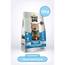 Happy Somonlu Kuru Kedi Maması 12 kg