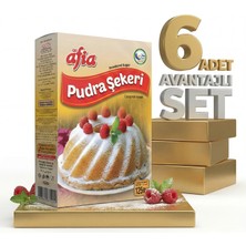 Afia Pudra Şekeri 6x125 gr