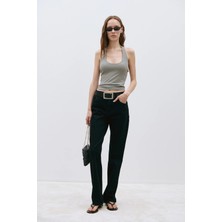 Suud Collection Taş Tara Halter Top