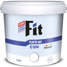 Marshall Fit Plastik Su Bazlı İç Cephe Duvar Boyası 20Kg+Marshall Tavan Boyası 10.5Lt=17.5Kg