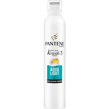 Pantene Aqua Light Durulanan Köpük Krem 180 ml Hafif Yapılı Saç Bakım Ürünü