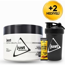 Just Nutrition L-Glutamine 126 Gr 42 Servis + Shaker + Protein Kahve Hediyeli