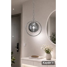 Vivido Home Metal Krom Raven Tekli Avize