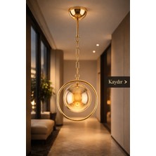 Vivido Home Metal Gold Raven Tekli Avize