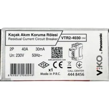 Viko 2X40 Amper Kaçak Akım Rölesi 30MA VTR2-4030