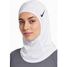 Nike Pro Dri Fit Hijap 2 White Sporcu Başörtüsü Beyaz