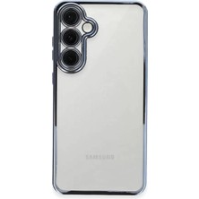 Prativas Galaxy S24 Fe Kılıf Lensli Silikon - Lacivert
