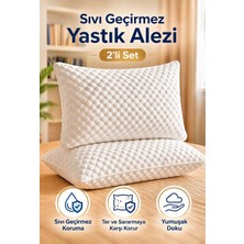 Higliving Comfort Sıvı Geçirmez Yastık Alezi 2’li 50 x 70 Fermuarlı Yumuşak Doku