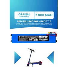 Electroll Red Bull Racing - Race T.2 Uyumlu Batarya (Standart Kapasite) 36V 7.800MAH Elektrikli Scooter Bataryası