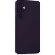 Prativas Galaxy S24 Kılıf Nano Içi Kadife Silikon - Mor
