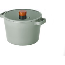 Neoflam Fika Döküm Tenvere 22 cm Derin Tencere Gri