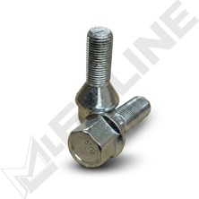 Mesline Üniversal Çelik Jant Bijonu M12 X1,25 28 Boy