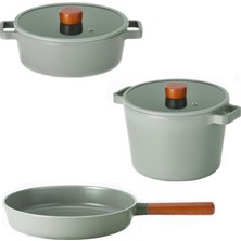 Neoflam Fika Gri 5 Parça Tencere Seti