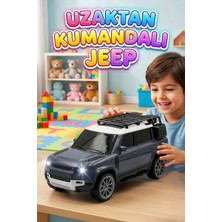 Farbu Oyuncak Uzaktan Kumandalı Şarjlı Işıklı 1:16 Ölçekli 4 Yön Fonksiyonlu Off-Road Jeep Oyuncak Araba