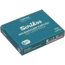 Scrikss Dolma Kalem Kartuşu Turkuaz