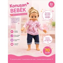 Vardem Mila Konuşan Büyük Et Bebek - 70 Cümleli Eğitici Arkadaşım Bebek + Tarak Aksesuarlı