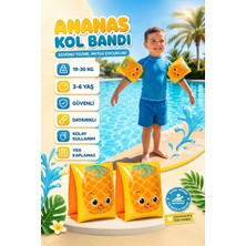 Telvesse Çocuk Yüzme Kolluğu 19-30 Kg Şişme Deniz Havuz Yüzücü Kolluk Yüzme Kolluğu Ananas 32042