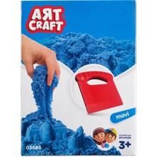 Art Craft Aksesuarlı Mavi Oyun Kumu 500 gr