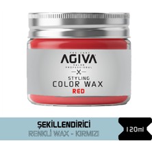Agiva Kırmızı Saç Şekillendirici Balmumu Wax 120 gr Parlaklık Verici Özellikli