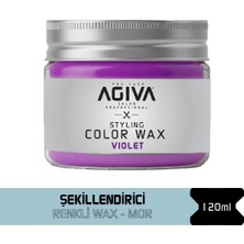 Agiva Saç Şekillendirici ve Renklendirici Wax Mor 120 gr