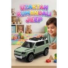 Farbu Oyuncak Uzaktan Kumandalı Şarjlı Işıklı 1:16 Ölçekli 4 Yön Fonksiyonlu Off-Road Jeep Oyuncak Araba