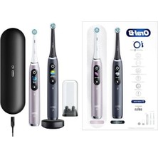Esranın Dünyası Oral-B Io - 9 Siyah/pembe 2'li Şarjlı/elektrikli Diş Fırçası Seti
